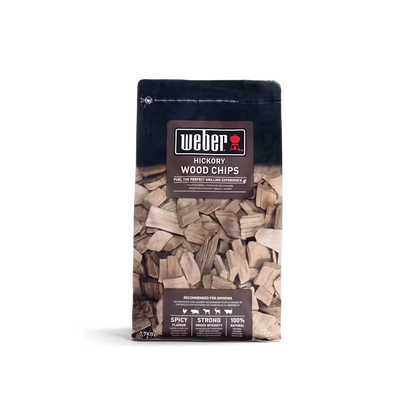 Weber Hickory Wood Chips for BBQ Smoking 700g