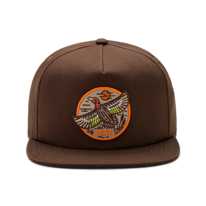 Built for the Wild Duck Flat Brim Hat - Dark Brown