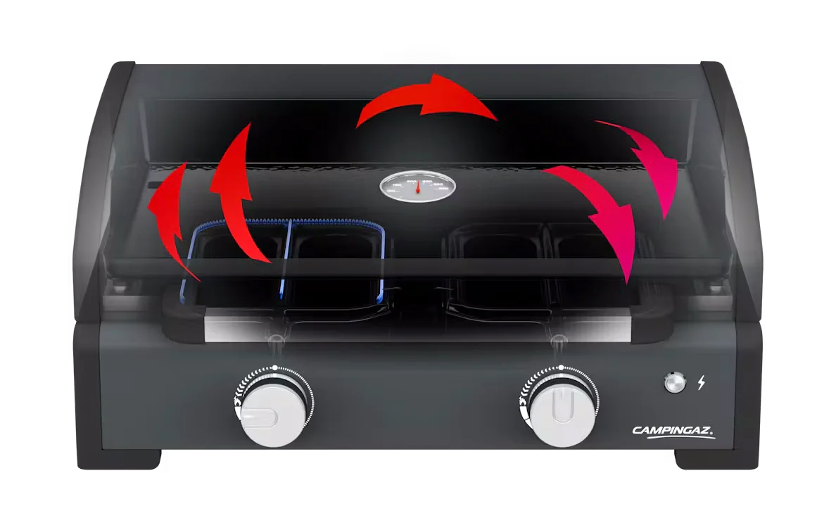 Campingaz Sigma 2 Gas Plancha Griddle with Hood