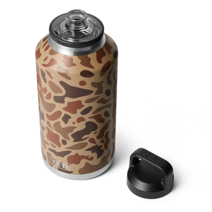 Wetlands Camo Yeti Rambler 64oz (1.9L) Bottle with Chug Cap