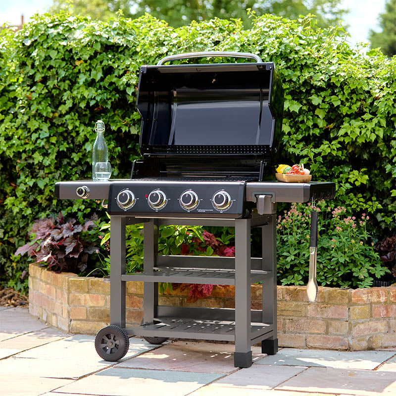 Grillstream Carbon 4 Burner Hybrid Gas BBQ