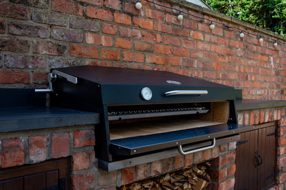 Flamery Large Asado BBQ with 50/50 Split Grill