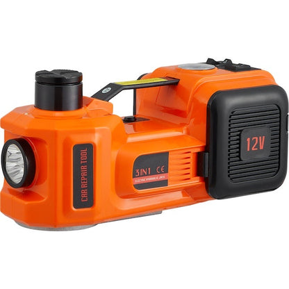 Elektrisk domkraft - 12 V - 5 t - Set för hjulbyte - Multifunktionell