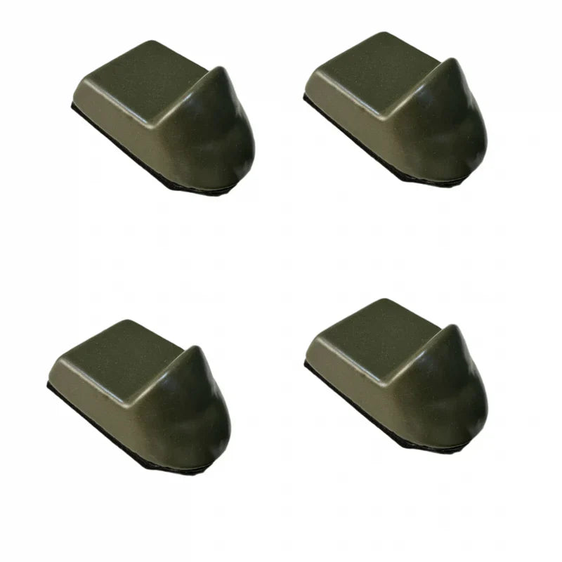 Set of 4 Ceramic Feet - Olive Green - Kama Gear