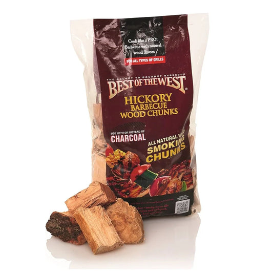 Hickory Wood Chunks 5.6 Litres (approx 2.7kg)