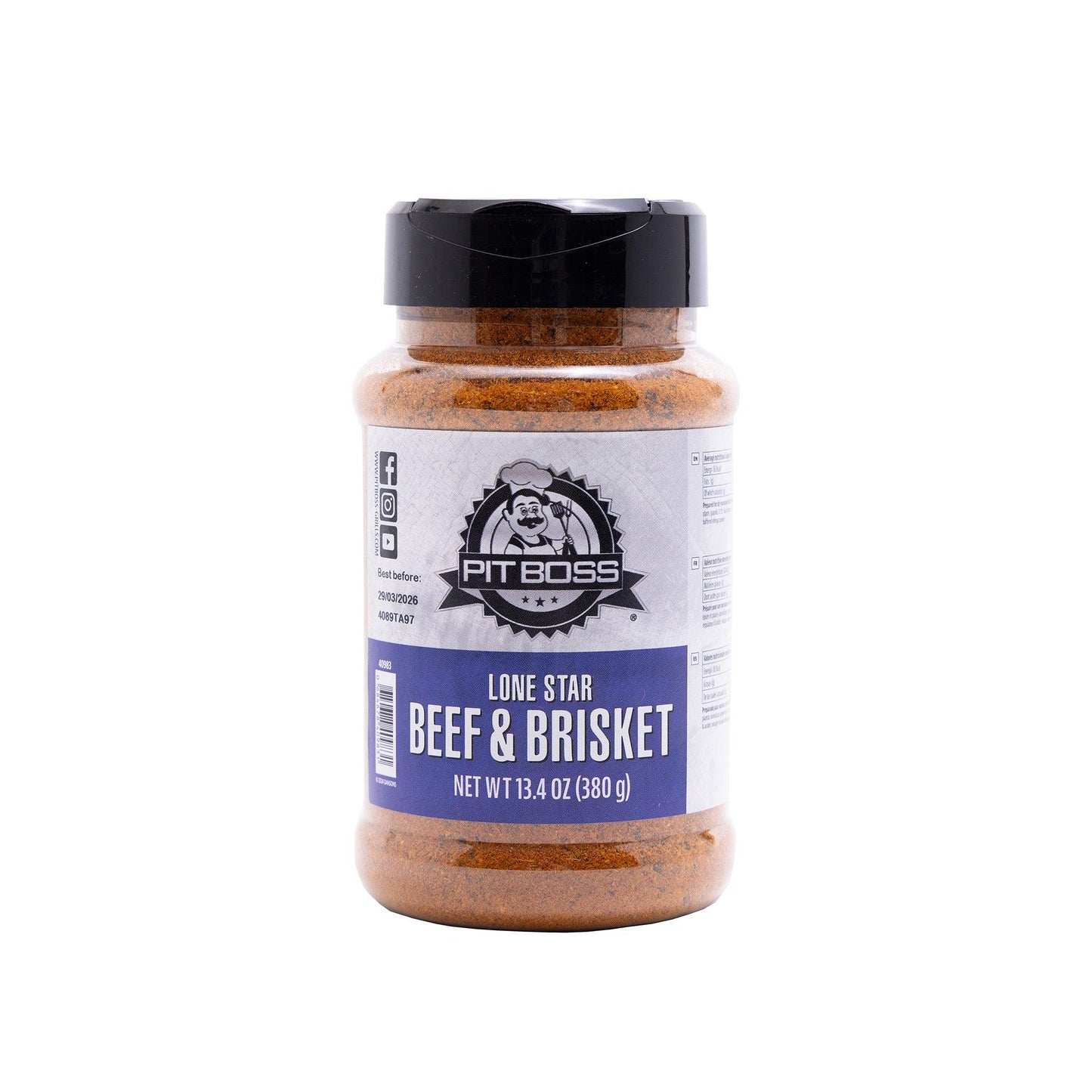 Lone Star Beef & Brisket Rub 380g by Pit Boss