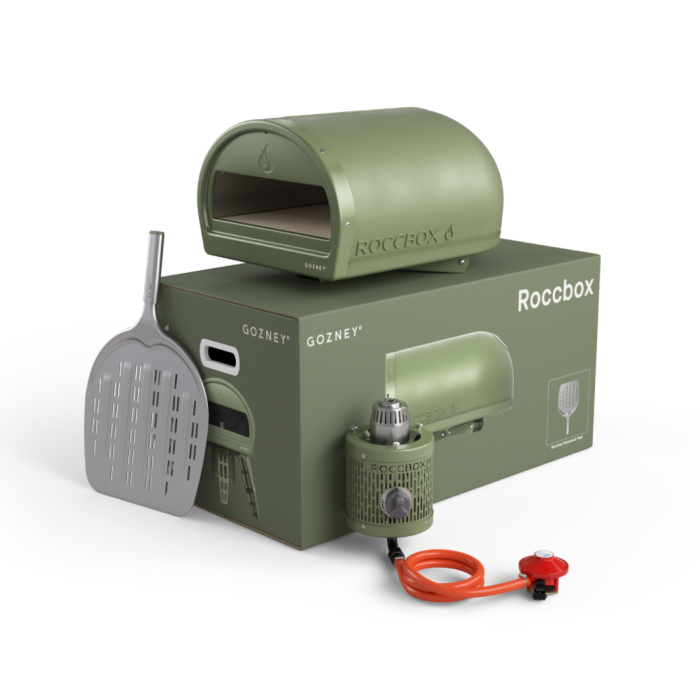 Gozney Roccbox Gas Pizza Oven in Monochrome Olive Green