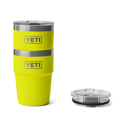Yeti Rambler 16oz Stackable Cup - Firefly Yellow
