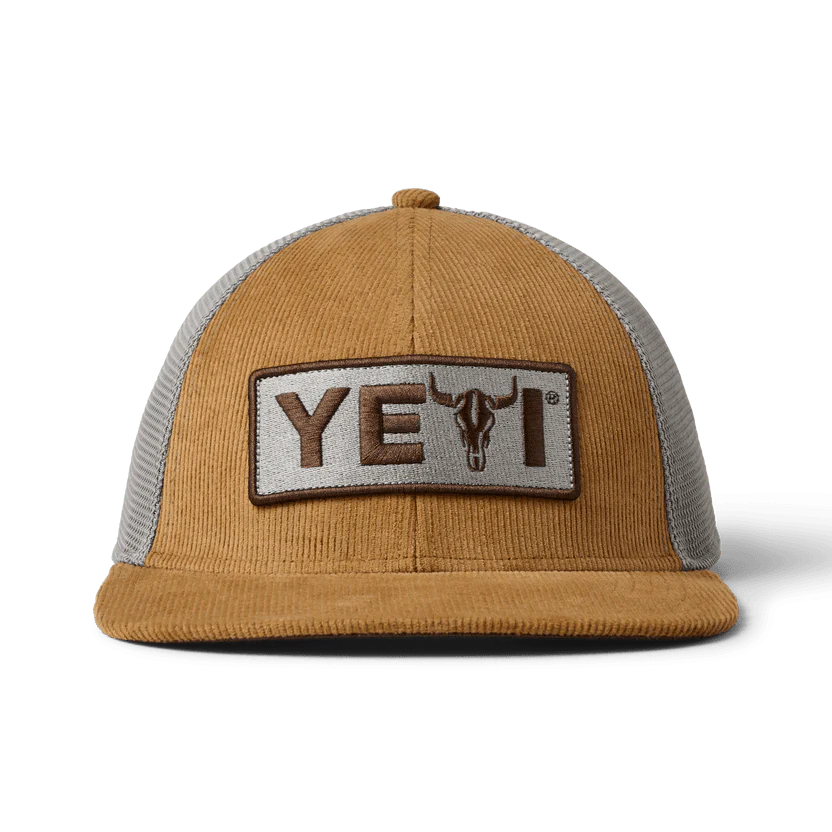 Steer Flat Brim Hat in Ochre