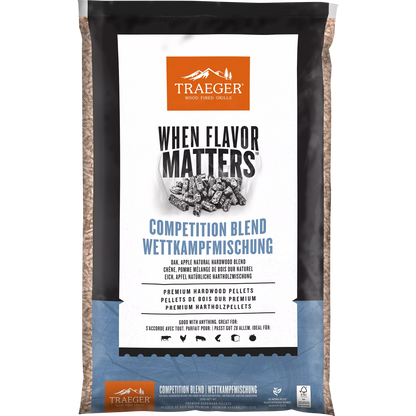 Traeger 9kg Competition Blend Wood Pellets FSC®