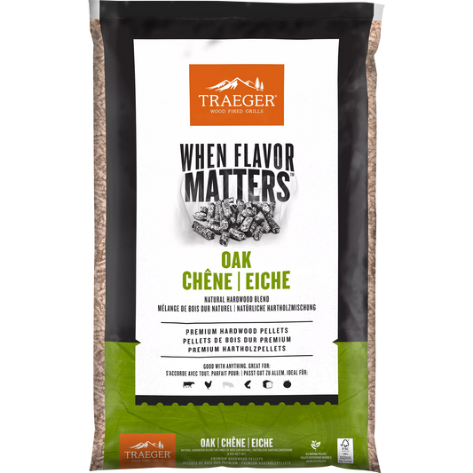 Traeger Oak Wood Pellets FSC® 9kg
